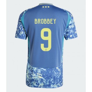 Ajax Brian Brobbey #9 Bortatröja 2024-25 Kortärmad